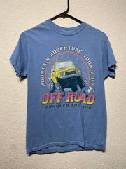 Off Road Blue Graphic Tee