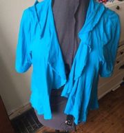 Lane Bryant drape front lightweight knit cardigan