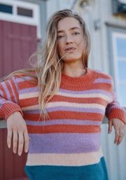 NWT O'NEILL FLOYD SWEATER MULTICOLOR STRIPED XXL