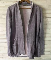 Alternative Earth Gray Marled Cardigan Small