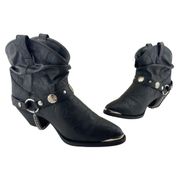 Dingo Women's Fiona Block Heel Slouch Cowboy Boots NWT Size 7.5