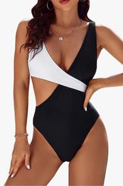 Womens One Piece Cutout Swimsuits Sexy High Cut Bathing Suits Cheeky