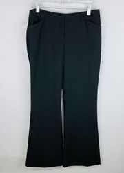 Express Editor Dark Gray Business Career Work Wide Leg Pants 8 NWOT