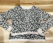 Sincerely Jules Soft Cheetah Print Crewneck Sweatshirt Women’s XS