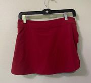 Outdoor Voices RN147908 Red and Greek Skort - Size Small