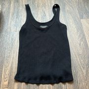 L’agence ribbed tank top