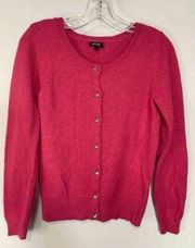 Apt. 9 Women's Button-Down Knitted Long Sleeves Sweater Pink Size Small NWT