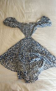 Isabelle’s Cabinet Blue Floral Mini Dress