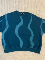 Turquoise Pullover Crewneck