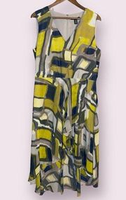 Kenneth Cole New York Sleeveless Hi-low V-neck Dress - size XL