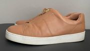 Vionic Women's Splendid Ellis Flat Shoes Zipper Leather Sneakers Size 9.5