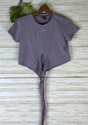 Echt Steel Lavender Cropped Tee