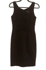 Robert Rodriguez Black Sleeveless Scoop Neck Sheath Dress 4