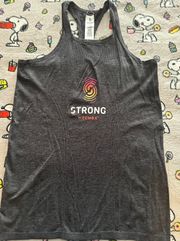 STRONG By  Seamless Tank Top Mesh Gray Large 😍