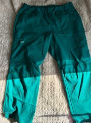 Dark Green  Scrub Pants