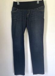 Liz Lange Maternity Straight denim jeans NEW NWT cotton spandex women’s size 6