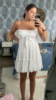 Strapless Tie Dress