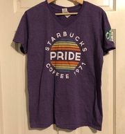 Starbucks Pride Purple Flag Shirt RARE