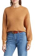 SOPHIE RUE Ribbed Knit Crew Sweater