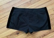 Twist Hidden Whimsygoth Vintage y2k Zip Women's Black Dress Shorts Sz L