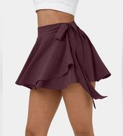 NWT BreezefuL High Waisted Lace Up 2-in-1 Side Pocket Quick Dry Skirt Size Small