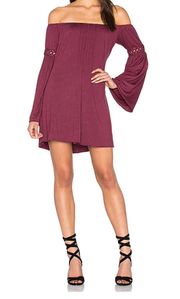 Shift Dress Merlot