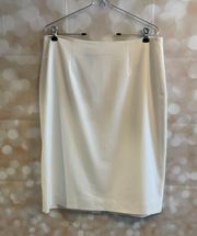 Ivory Pencil Skirt