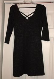 NWOT Black Sparkly Dress