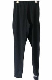 ASICS Black Grip Bottom Compression Running Athletic Pants S