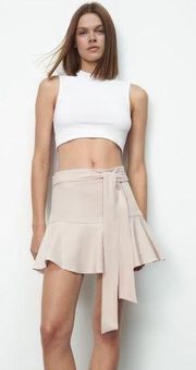 NWT Beige Skirt with Shorts