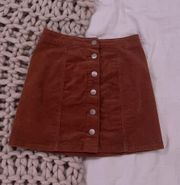 corduroy skirt