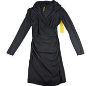 Lole Paula Dress Black Long Sleeve Sweater Dress - Women's Medium