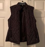 Black Polka Dot Vest