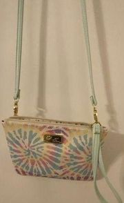 Luv Betsey by Betsey Johnson Tie Die Clutch Shoulder Strap Purse LIKE NEW