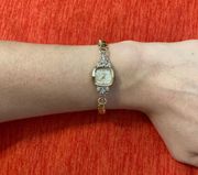 Woman’s vintage Swiss made 14kt RGP Lathin wrist watch!