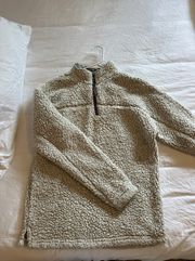 Quarter Zip Sherpa Jacket