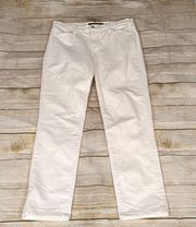 J brand white high rise rail jeans size 29