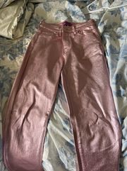 Flare Leather Pants