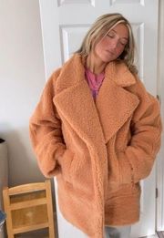 Coziest and Cutest ASOS Long Oversized Teddy Coat