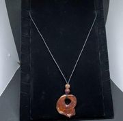 LF Brown Clay Necklace