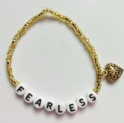 Eras Tour Friendship Bracelet Fearless with Heart Charm