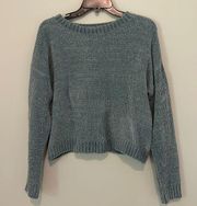 Molly Green Blue Chenille Sweater