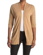 NWT Laundry by Shelli Segal Dolman Cardigan in Camel Small