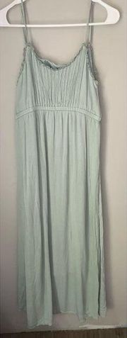 Pinkblush Sage Green Maternity Maxi Dress Size Small