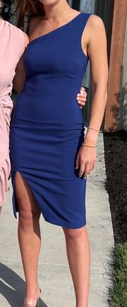 Blue Cocktail Semi Formal Dress