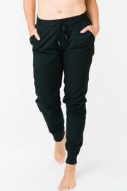 Active Black Trail Joggers 31" Size 8-10