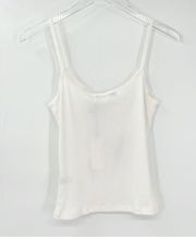 NWT Daydreamer Dreamscape Tank Top L White