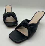 Journee Signature Sandals Women 11 Black Finlee Leather Dress Nordstrom $149 NEW