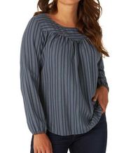 Lee Shape Delusions striped babydoll blouse