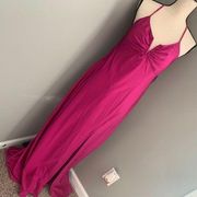 Fuchsia Pink Spaghetti Strap Dress